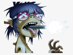 Gorillaz Cyborg Noodle And Murdoc - Gorillaz Cyborg Noodle