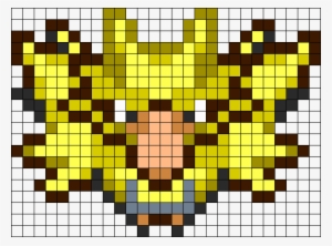 Zapdos Perler Perler Bead Pattern / Bead Sprite - Pixel Art De Zapdos