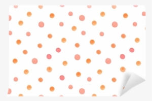 Seamless Pattern With Small Watercolor Painted Dots - Polka Dot