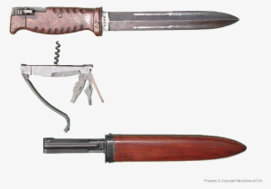 For The First Model Rifle Made By Ai There Was No Bayonet - Hunting Knife