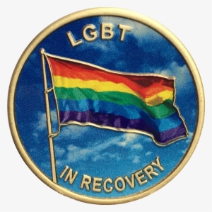 Lgbt In Recovery Bronze Rainbow Flag Color Sobriety