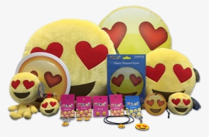 Emoji Yellow Heart Eyes Bundle - Stuffed Toy