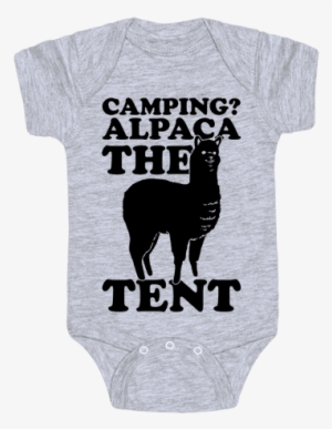 Alpaca The Tent Baby Onesy - Feed Me You Peasants