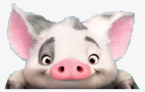 Moana Transparent Pig - Disney Moana Happy Easter