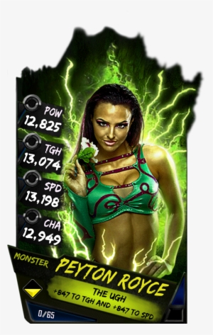 Supercard Peytonroyce S4 16 Beast - Wwe Supercard Monster Cards