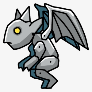 Gargoyle Clipart Side View - Mythical Creatures In Scribblenauts Remix