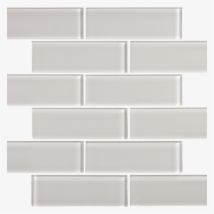 Mist Gloss Glass Brick Mosaic 2" X 6" - The Tilery