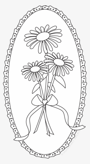 Digi Ditto » Mother's Day Bouquet Free Digital Stamp - Embroidery