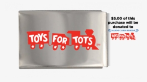 C4 X Toys For Tots Red Train Metal Classic Buckle - Toys For Tots