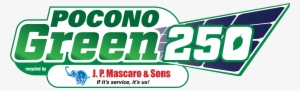 Pocono Green 250 Recycled By J - Pocono Green 250 Logo