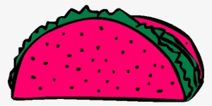 Clip Library Download Watermelon Png For Free Download - Taco And Watermelon