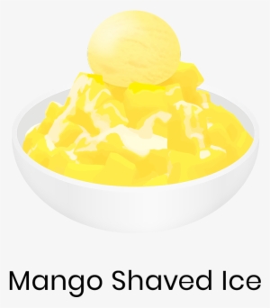 Mango Shaved Ice Mango Shaved Ice Is A Bowl Of Shaved - Butter