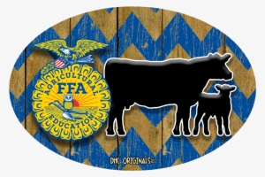 Ffa Cow Calf Decal - Ffa