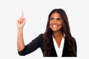 Women Pointing Top Png Image - Woman Pointing Finger Png
