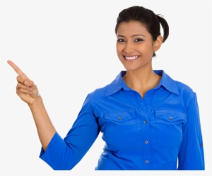 What Our Customers Are Saying - Pointing Woman Png Transparent