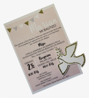 Invitación Bautizo - Wedding Invitation
