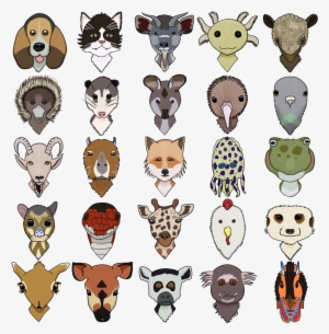 The First 25 Animal Faces/masks/whatever Are Now "done" - Cartoon
