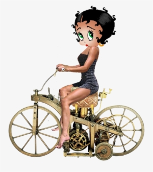 Share This Image - Betty Boop En Bicicleta