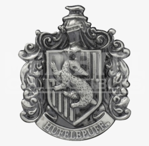 Harry Potter Hufflepuff School Crest Pewter Lapel Pin