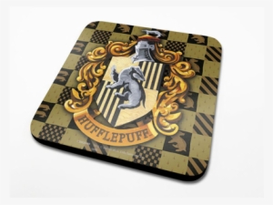 Harry Potter Coaster Hufflepuff Crest 6-pack - Harry Potter Coaster, Hufflepuff Crest