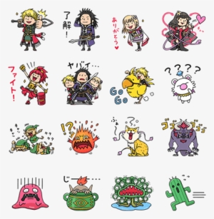 Line Final Fantasy Stickers