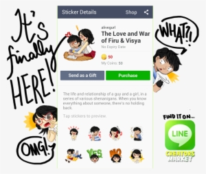 Firu & Visya Line Stickers Is Now Available - Line