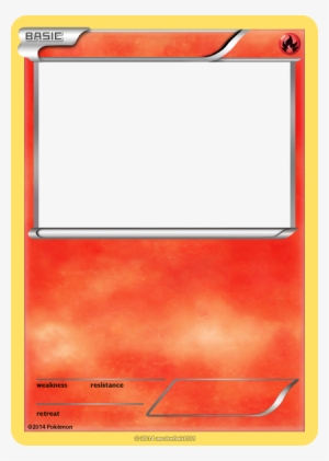 Blank Fire Pokemon Cards Images - Blank Pokemon Card