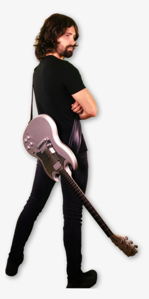 Walking With Guitar Png