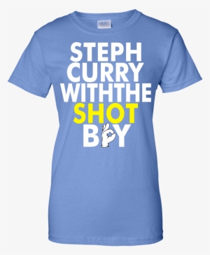 Steph Curry With The Shot Boy Shirt, Hoodie, Tank Top - Gymnastics Mom Women T-shirt - White - X-small