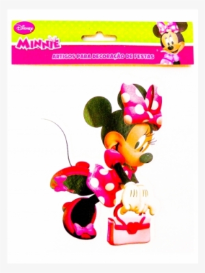 Mini Painel Minnie Rosa - Minnie Mouse Bowtique Treat Bags, Pack Of 8, Party
