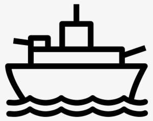 A Battleship Icon Is A Ship Out On The Water, But The - Battle Ship Clip Art
