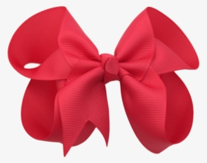 Bow Transparent Hair - Red Hair Bow Png