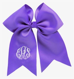 Purple Hair Bow - Monogrammed Hair Bows / Customized Hair Bow / Boutique