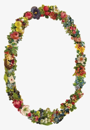 Transparent Border Tumblr Vcidnj Clipart - Floral Victorian Frame Clipart
