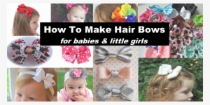How To Make Hair Bows - Poppybows Flower Girl Hair Bow - Ivory Hair Bow - Cream
