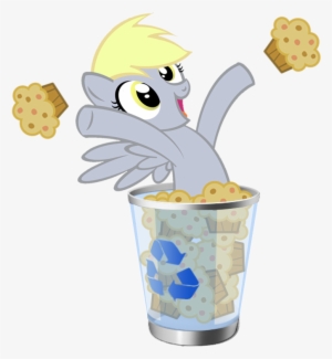 Basket, Derpy Hooves, Female, Mare, Muffin, Pegasus, - My Little Pony Recycling