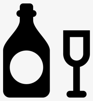 Banner Royalty Free Download Alcohol Vector Icon - Alcohol Clipart Black And White