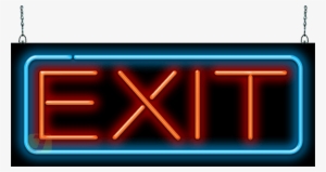 Exit Neon Sign - Neon Sign