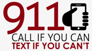 Text To 911 Logo - Text 911