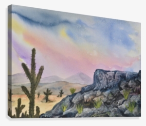 southwest landscape i canvas print - canvas print