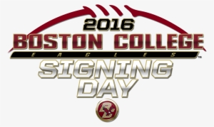 Boston College Football Signing Day Logo View Full - Graphics