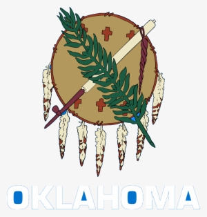 2' X 3' Oklahoma Flag - Oklahoma Native American Symbols