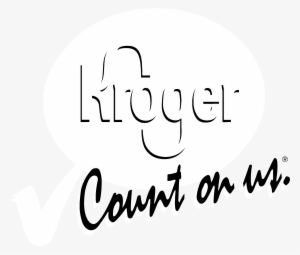 Kroger Logo Black And White - Calligraphy