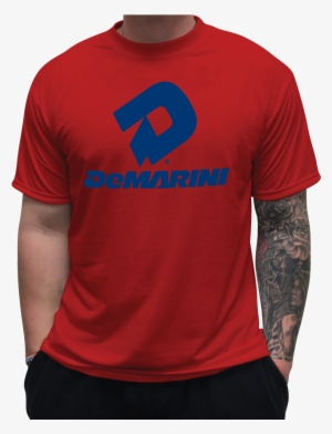 Demarini Short Sleeve T-shirt - Blue/orange/white -