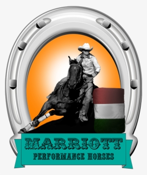Bold, Serious, Horseback Riding Logo Design For Marriott - Country Country Country Square Sticker 3" X 3"