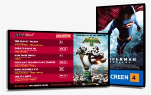Digital Box Office Display Solution For Movie Theater - Box Office Digital Signage