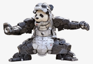 Epic Robot Panda Statue In - Epic Robot