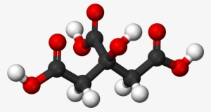 Full Size - Citric Acid Molecular Model