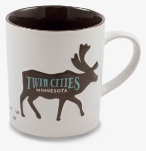 Ceramic Mug- Caribou Hoof Print Twin Cities16oz - Caribou Coffee Mug
