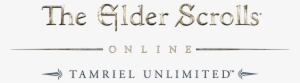 The Elder Scrolls Online Tamriel Unlimited Logo - Elder Scrolls